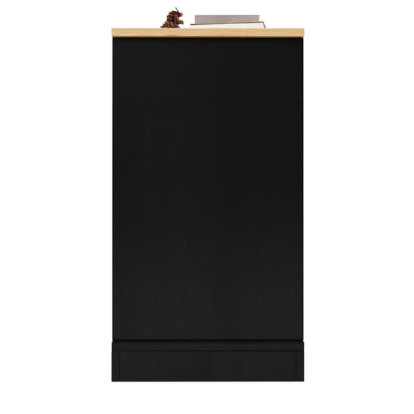 Moderne buffetskab - 2 skuffer, 3 låger - MDF - sort