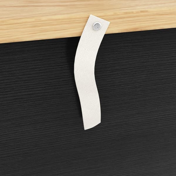 Moderne buffetskab - 2 skuffer, 3 låger - MDF - sort