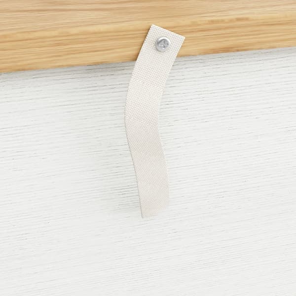 Modernt bufféskåp - 2 lådor, 3 dörrar - MDF - Vit