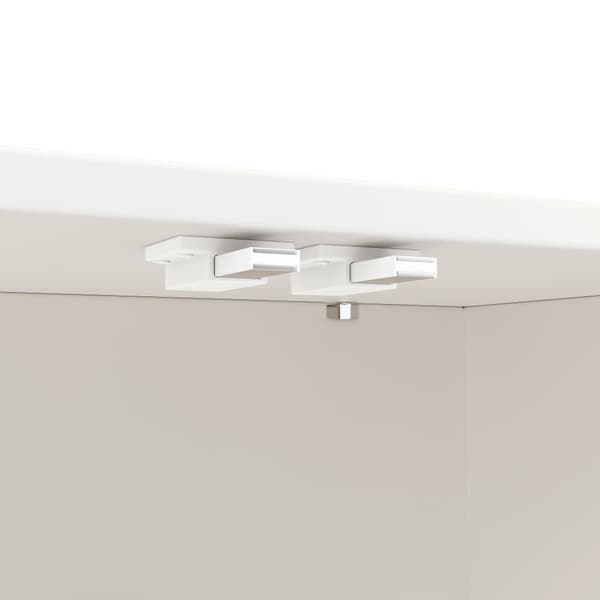 Moderne skænk - 4 døre med unikt design - lavet af MDF - hvid