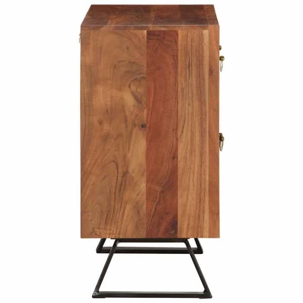 Byrå honungsbrun 70x35x70 cm massivt akaciaträ