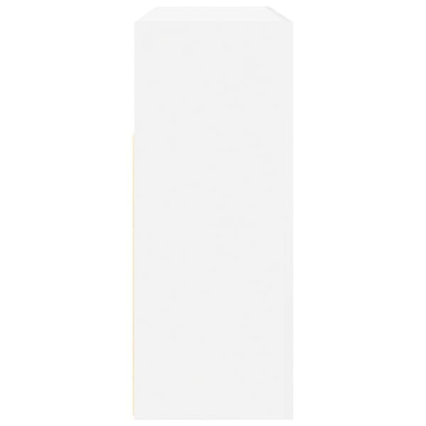Vit Sideboard Vit Konstruerat trä 116 x 30 x 75 cm Modern