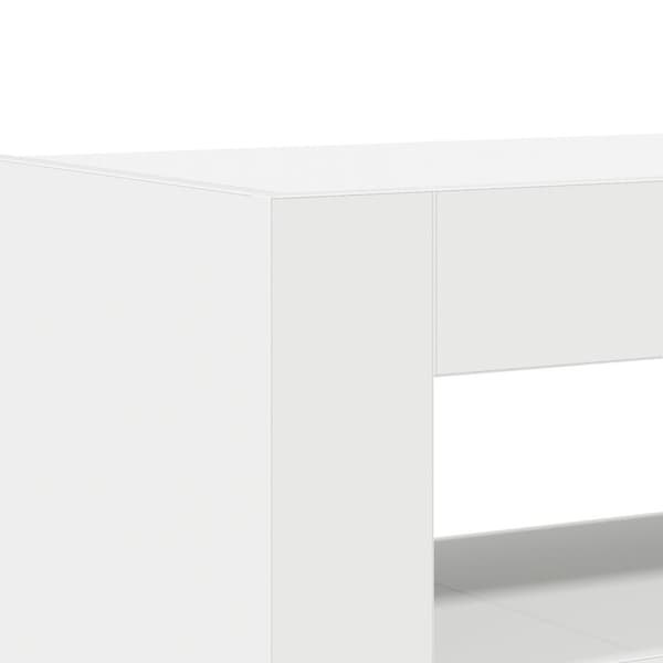 Vit Sideboard Vit Konstruerat trä 116 x 30 x 75 cm Modern