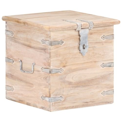 Kista 40x40x40 cm massivt akaciaträ