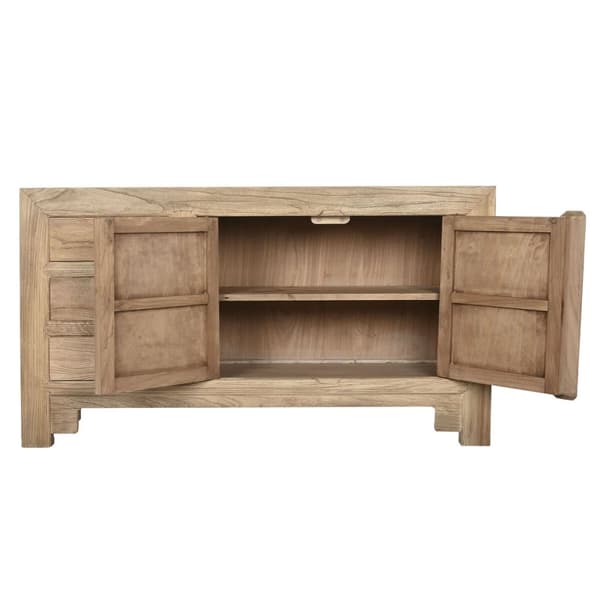 Skænk Home ESPRIT Natur Elmetræ 145 x 40 x 81 cm