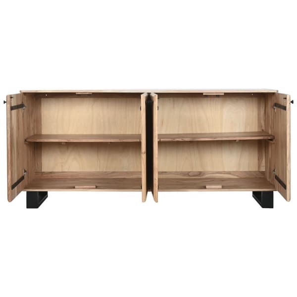 Skænk Home ESPRIT Metal Akacie 170 x 40 x 80 cm