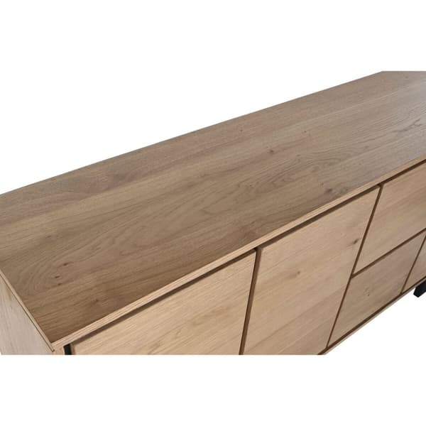 Sivupöytä Home ESPRIT Metalli Puu MDF 160 x 38 x 80 cm