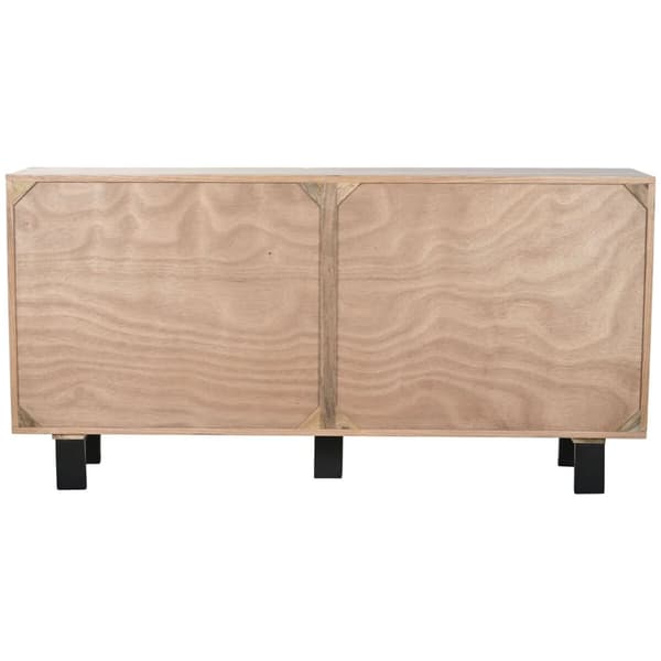 Sivupöytä Home ESPRIT Metalli Puu MDF 160 x 38 x 80 cm