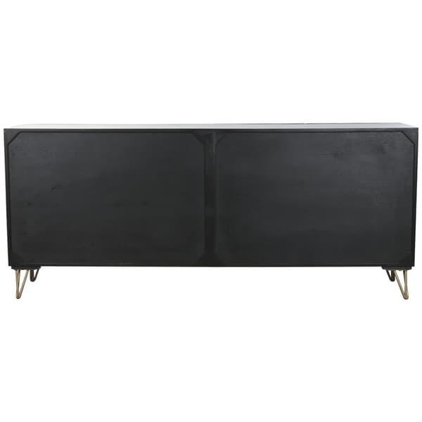 Sivupöytä Home ESPRIT Metalli Mangopuu 177 x 45 x 75 cm