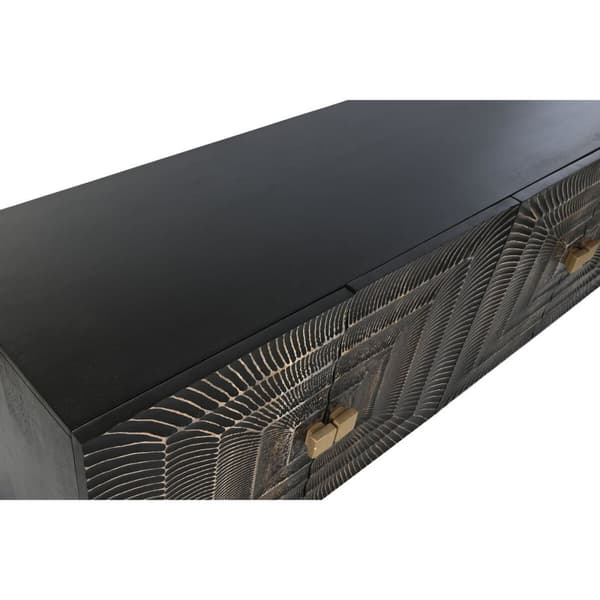 Sivupöytä Home ESPRIT Metalli Mangopuu 177 x 45 x 75 cm