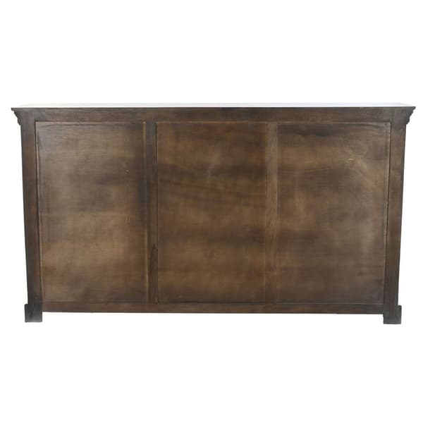 Skænk Home ESPRIT Hvid Krystal Mangotræ 180 x 40 x 100 cm