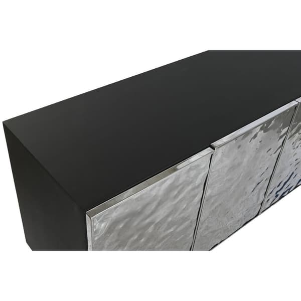 Sidebord Home ESPRIT Sølv Metall Stål 151 x 41 x 80 cm