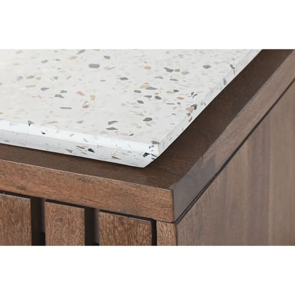 Sidebord Home ESPRIT Akasia Terrazo 146 x 46 x 82 cm