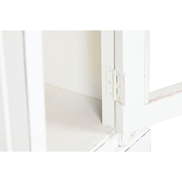 Sidebord Home ESPRIT Hvit Krystall Treverk av mangotre 180 x 40 x 100 cm