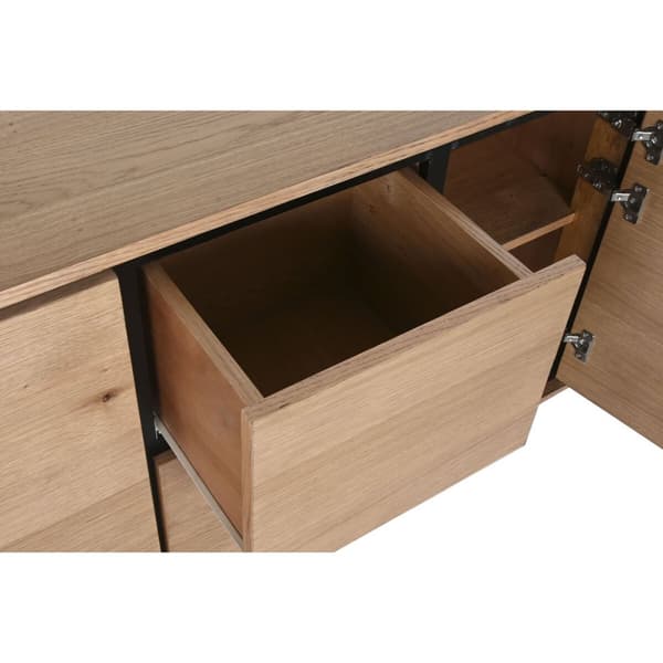 Sidebord Home ESPRIT Metall Tre MDF 160 x 38 x 80 cm