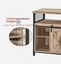 Miniatyrbild 6 av 6: Sideboard, 33x100x80 cm, Kamelbrun-Svart Bläck