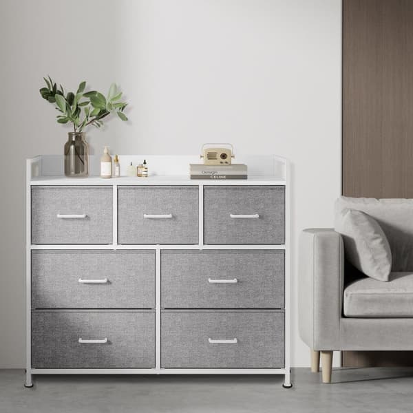 Senkki, 28.5x98x85 cm, Pigeon Gray-Cloud White