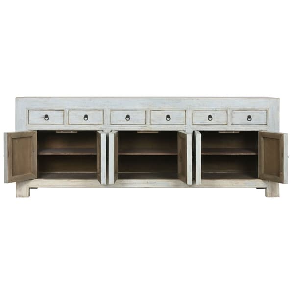 Skænk Home ESPRIT Elmetræ 220 x 45 x 85 cm