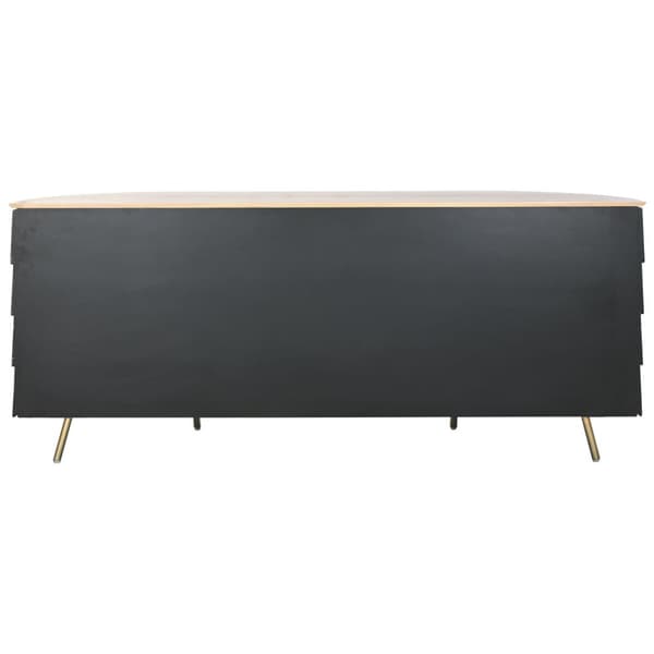 Skænk Home ESPRIT Gylden Kobber Mangotræ 197 x 46 x 85 cm