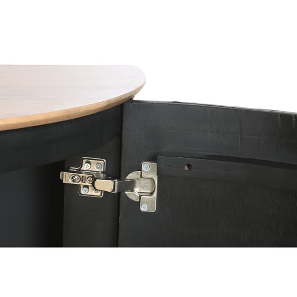 Skænk Home ESPRIT Gylden Kobber Mangotræ 197 x 46 x 85 cm