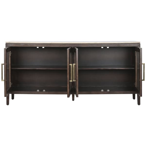 Skænk Home ESPRIT Marmor Mangotræ 180 x 40 x 85 cm