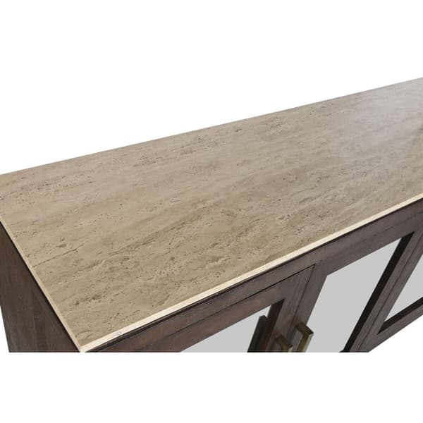 Skænk Home ESPRIT Marmor Mangotræ 180 x 40 x 85 cm