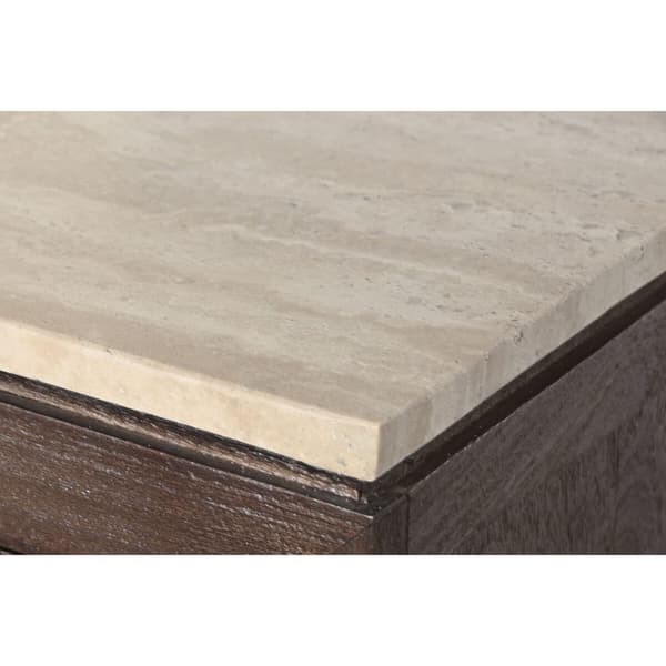 Skænk Home ESPRIT Marmor Mangotræ 180 x 40 x 85 cm