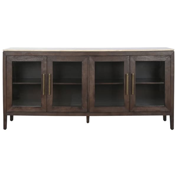 Skænk Home ESPRIT Marmor Mangotræ 180 x 40 x 85 cm