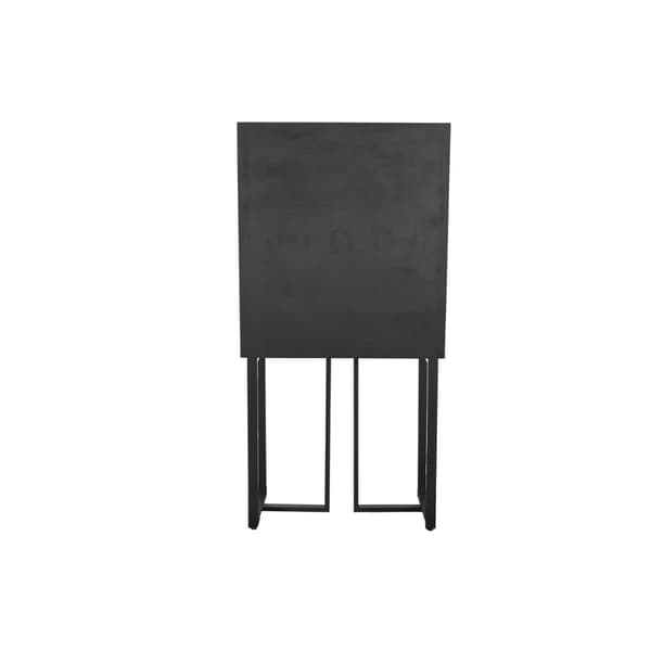 Skänk Home ESPRIT Silvrig Metall Stål 80 x 41 x 160 cm