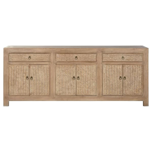 Skänk Home ESPRIT Almträ 215 x 44 x 88 cm