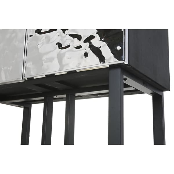 Skænk Home ESPRIT Sølvfarvet Metal Stål 80 x 41 x 160 cm