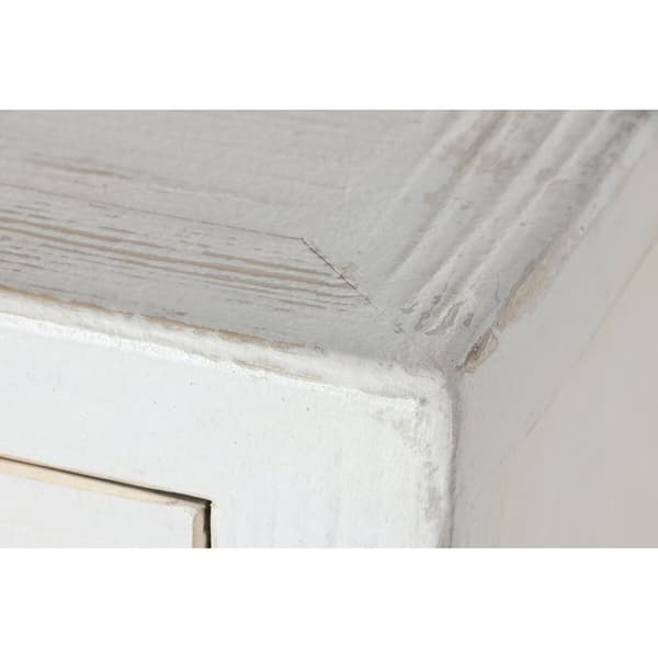 Skænk Home ESPRIT Hvid Elmetræ 220 x 42 x 85 cm