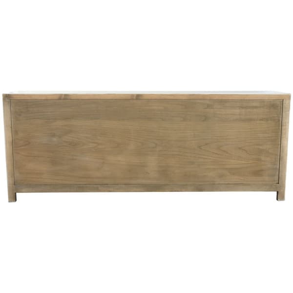 Skænk Home ESPRIT Hvid Elmetræ 220 x 42 x 85 cm
