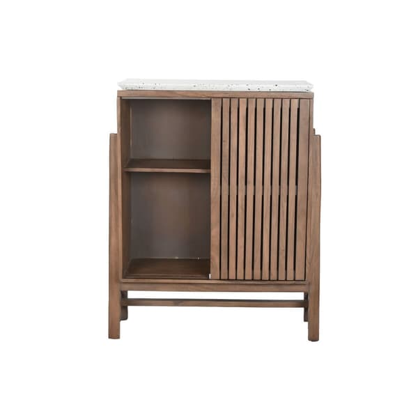 Sidebord Home ESPRIT Akasia Terrazo 80 x 40 x 110 cm