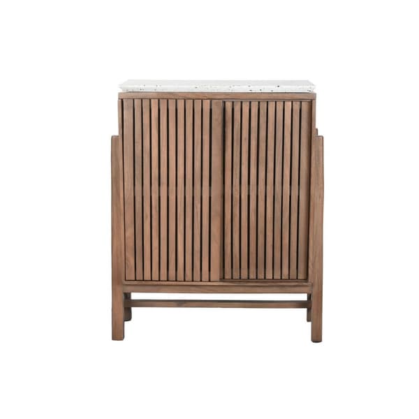 Sidebord Home ESPRIT Akasia Terrazo 80 x 40 x 110 cm