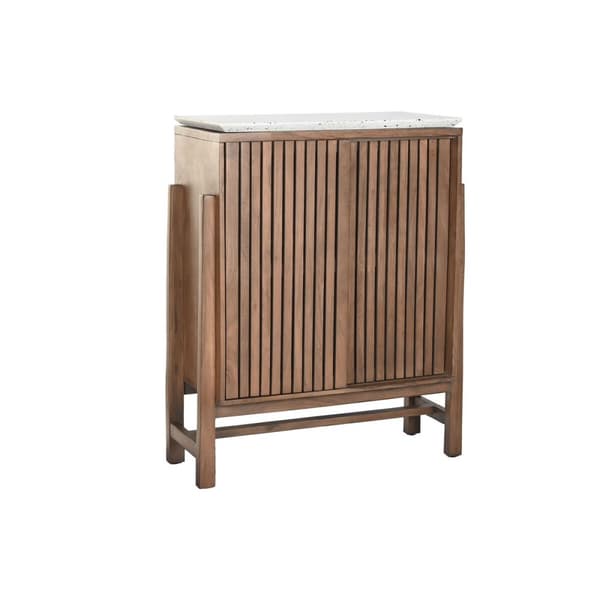 Sidebord Home ESPRIT Akasia Terrazo 80 x 40 x 110 cm
