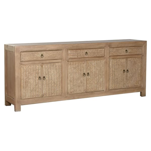 Sidebord Home ESPRIT Treverk i alm 215 x 44 x 88 cm