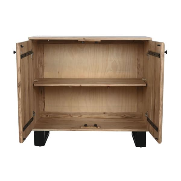 Sidebord Home ESPRIT Metall Akasia 88 x 40 x 80 cm