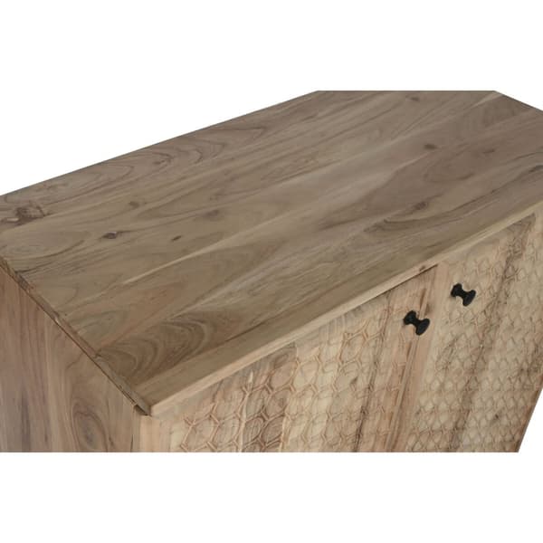 Sidebord Home ESPRIT Metall Akasia 88 x 40 x 80 cm