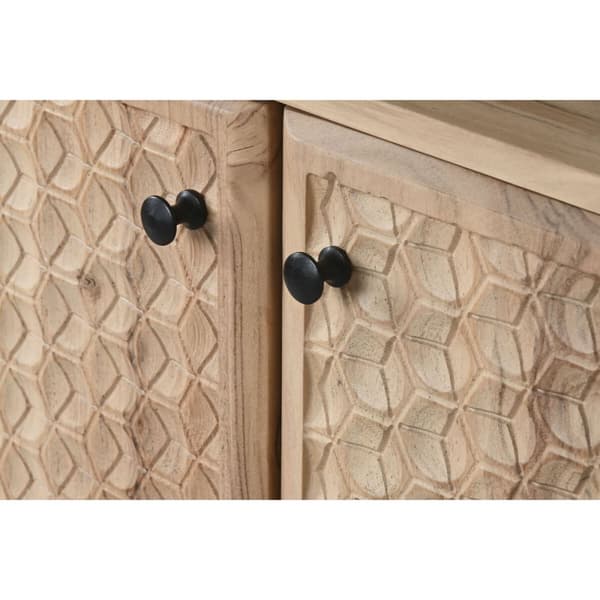 Sidebord Home ESPRIT Metall Akasia 88 x 40 x 80 cm