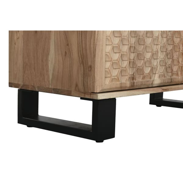 Sidebord Home ESPRIT Metall Akasia 88 x 40 x 80 cm