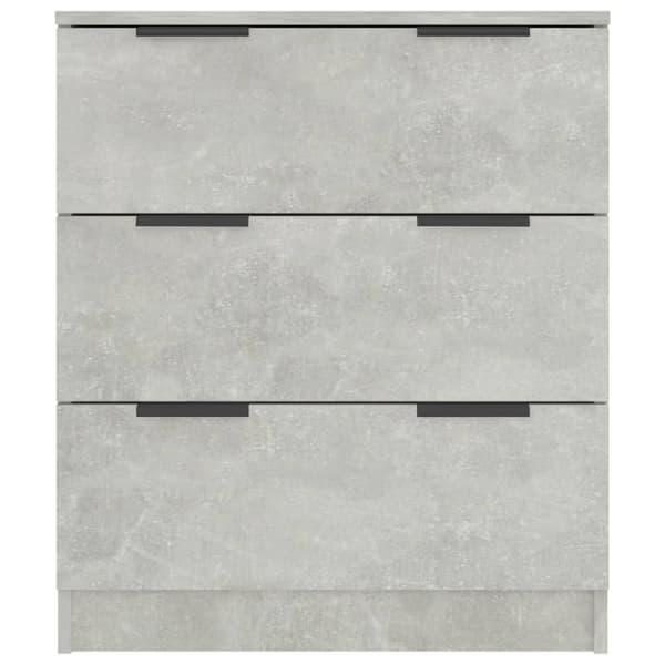 Skänk betonggrå 60x30x70 cm konstruerat trä