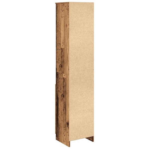 Högskåp gammalt trä 37,5x35x180 cm konstruerat trä
