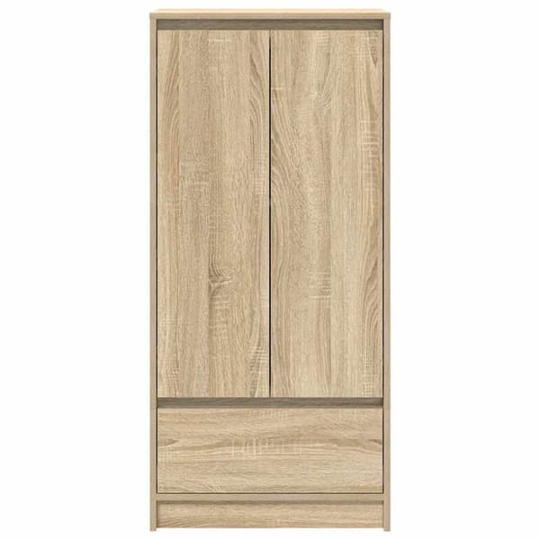 Skåp med låda sonoma ek 55,5x34x119,5 cm konstruerat trä