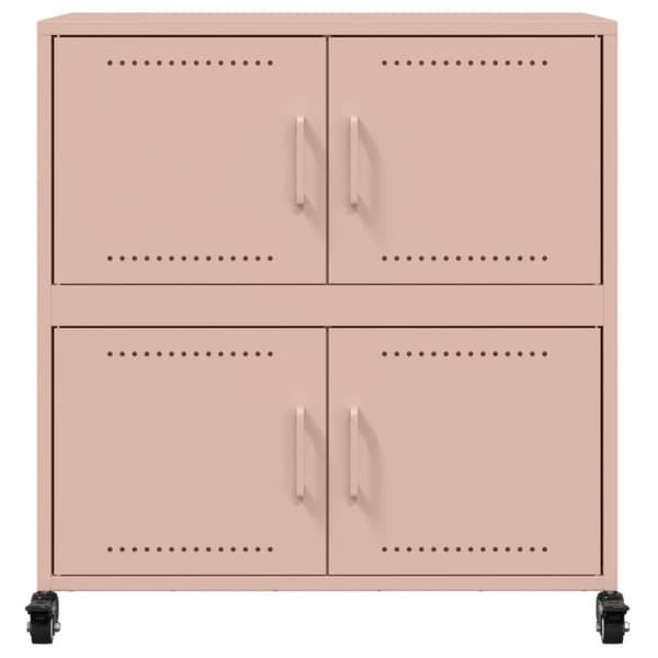 Skänk rosa 68x39x72 cm stål