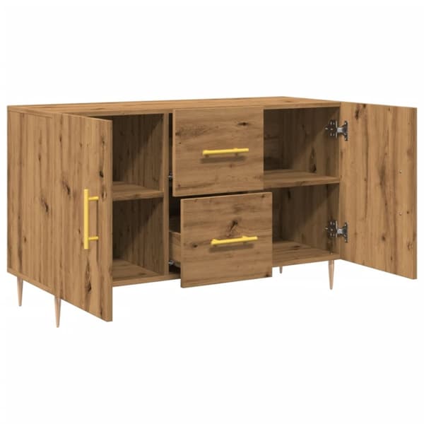 Skänk artisan ek 100x36x60 cm konstruerat trä