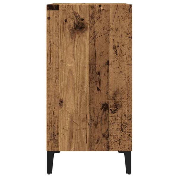 Skänk åldrat trä 57x35x75 cm konstruerat trä
