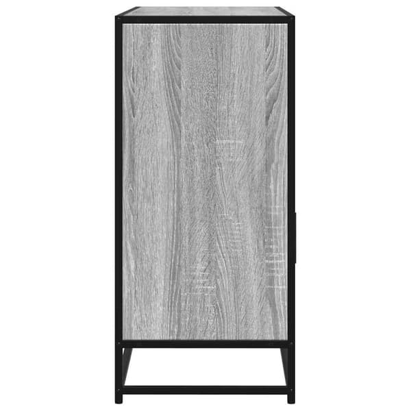 Byrå grå sonoma 100x35x76 cm konstruerat trä