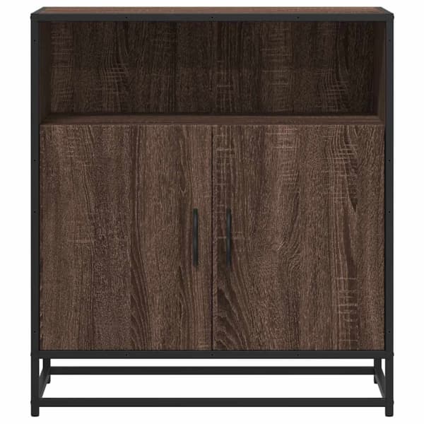Skänk brun ek 68x35x76 cm konstruerat trä