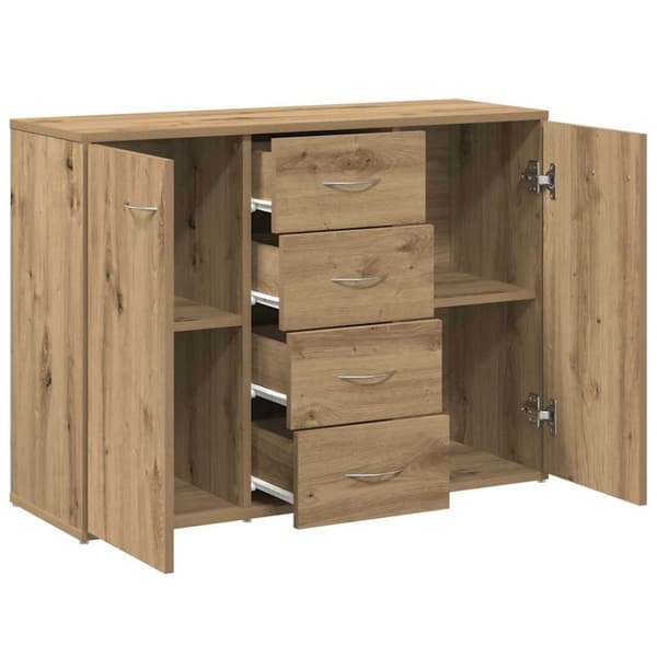 Skänk artisan ek 88x30x64 cm konstruerat trä